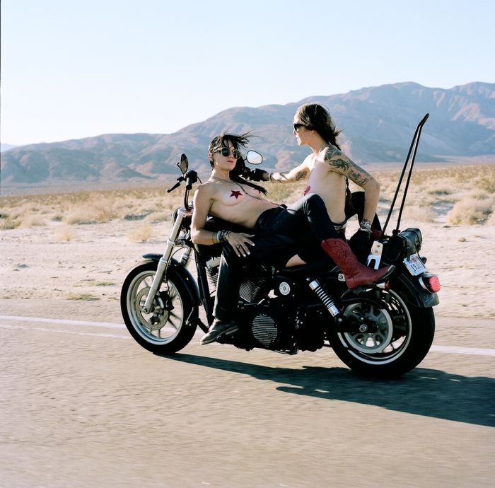 Girls on a motorcycle in Changwon