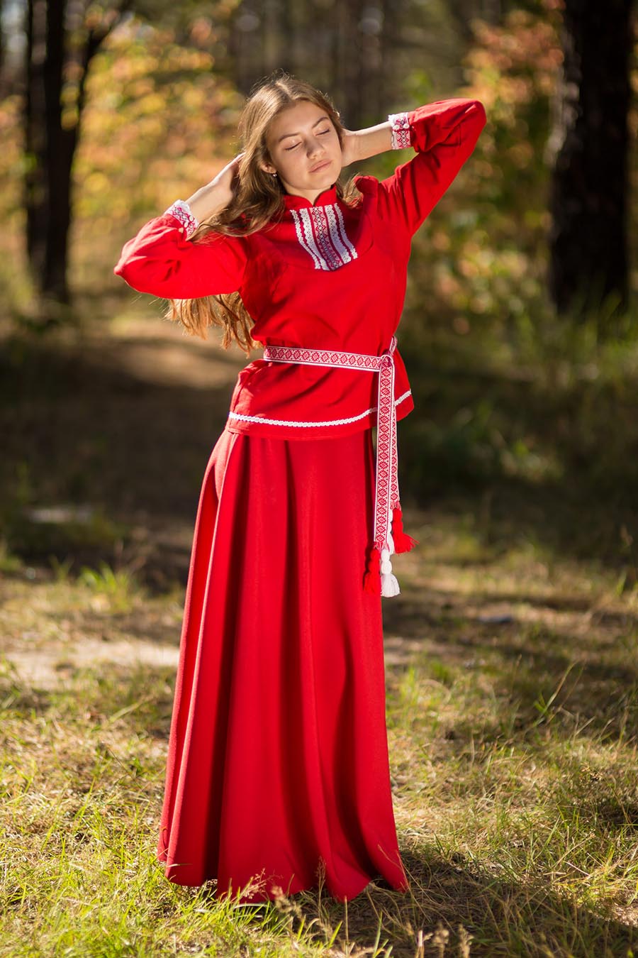 Underwear Women in Slavic costumes in Changwon