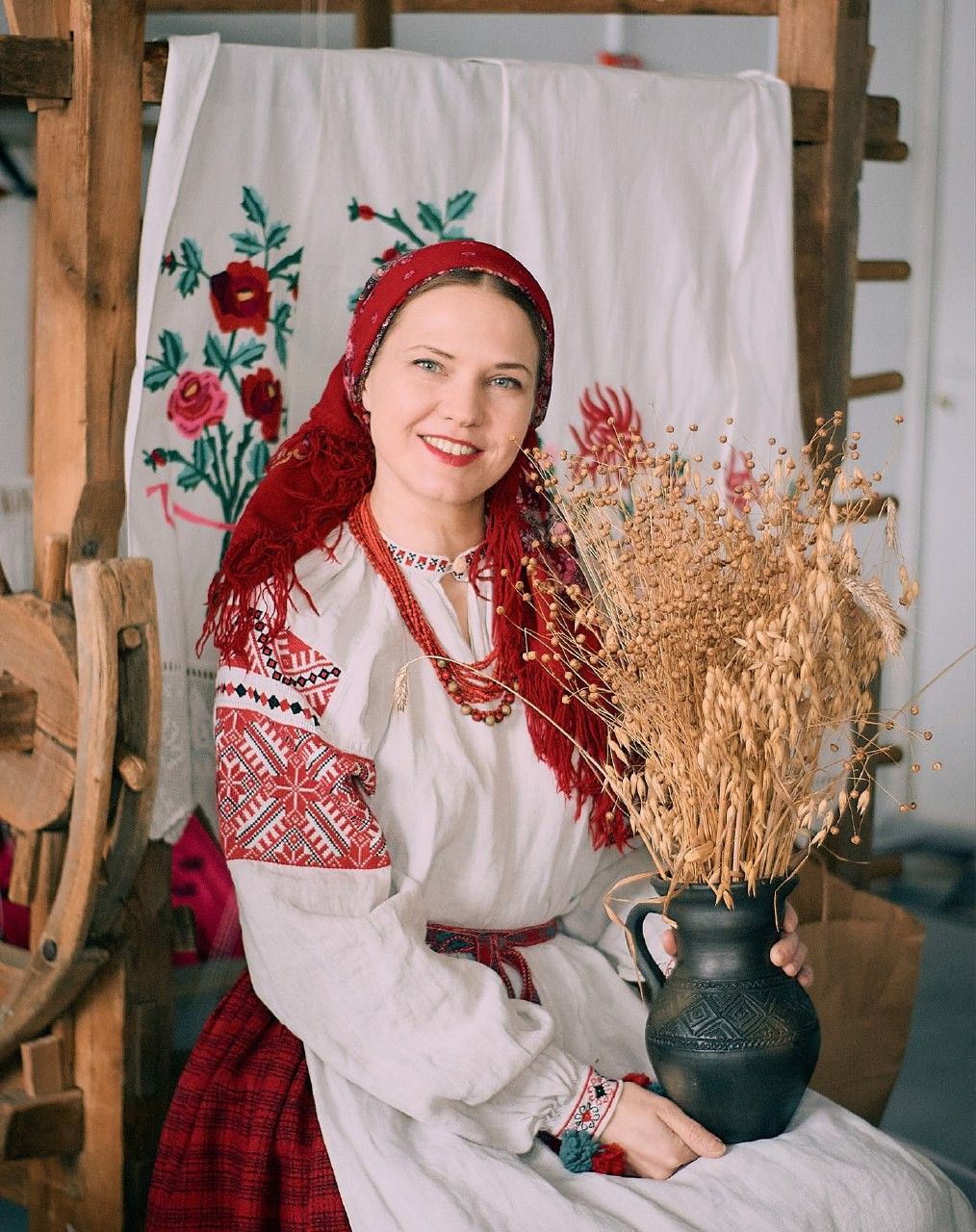 Women in Slavic costumes in Changwon
