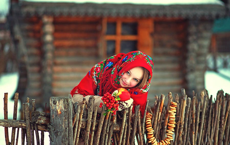 Sexy girl Women in Slavic costumes in Changwon