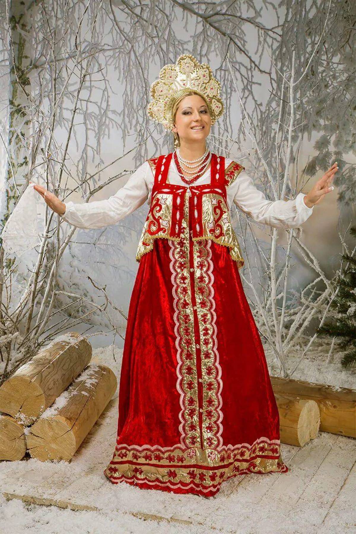 Girls in Slavic costumes in Changwon