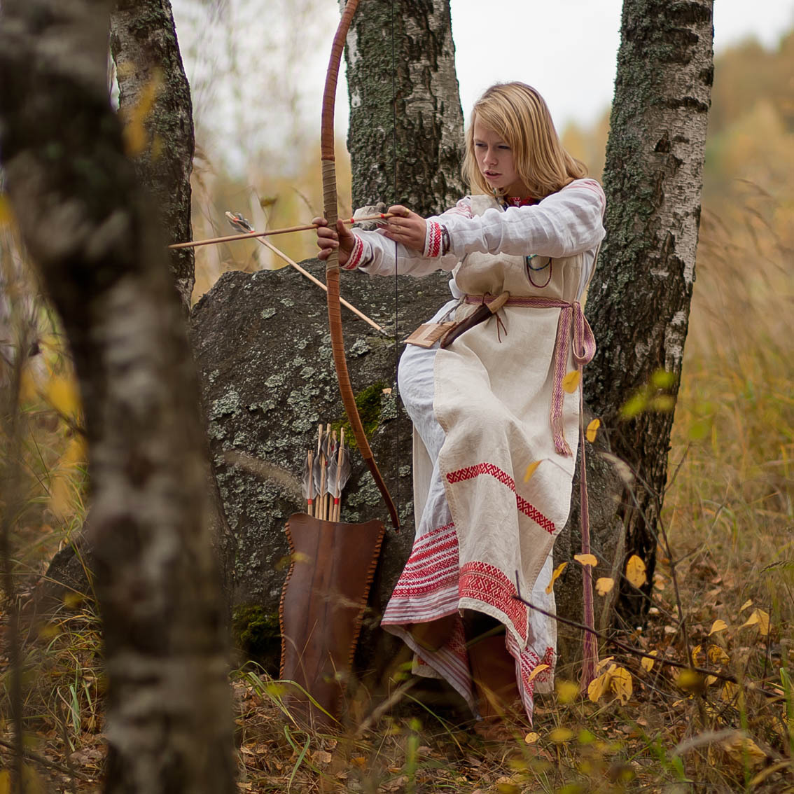 Sexy photo Girls in Slavic costumes in Changwon